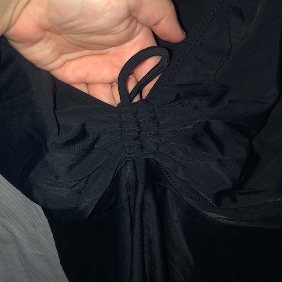 TWO size 24 All Black Swim Dresses (no bottoms) Perfect for Summer Swims 2025 - Picture 10 of 16